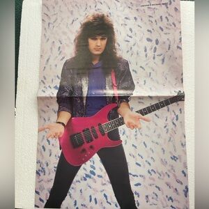 Stryper’s Michael Sweet center fold pinup